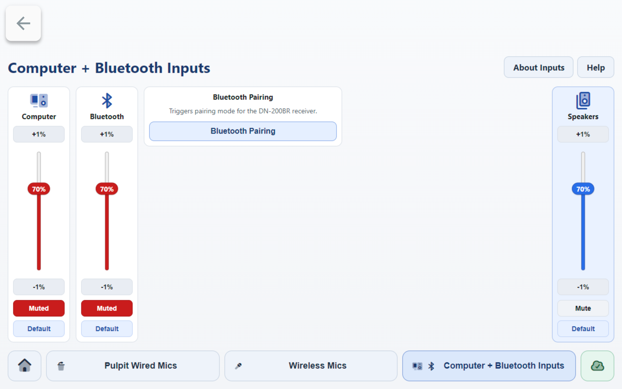Computer and Bluetooth Controls
