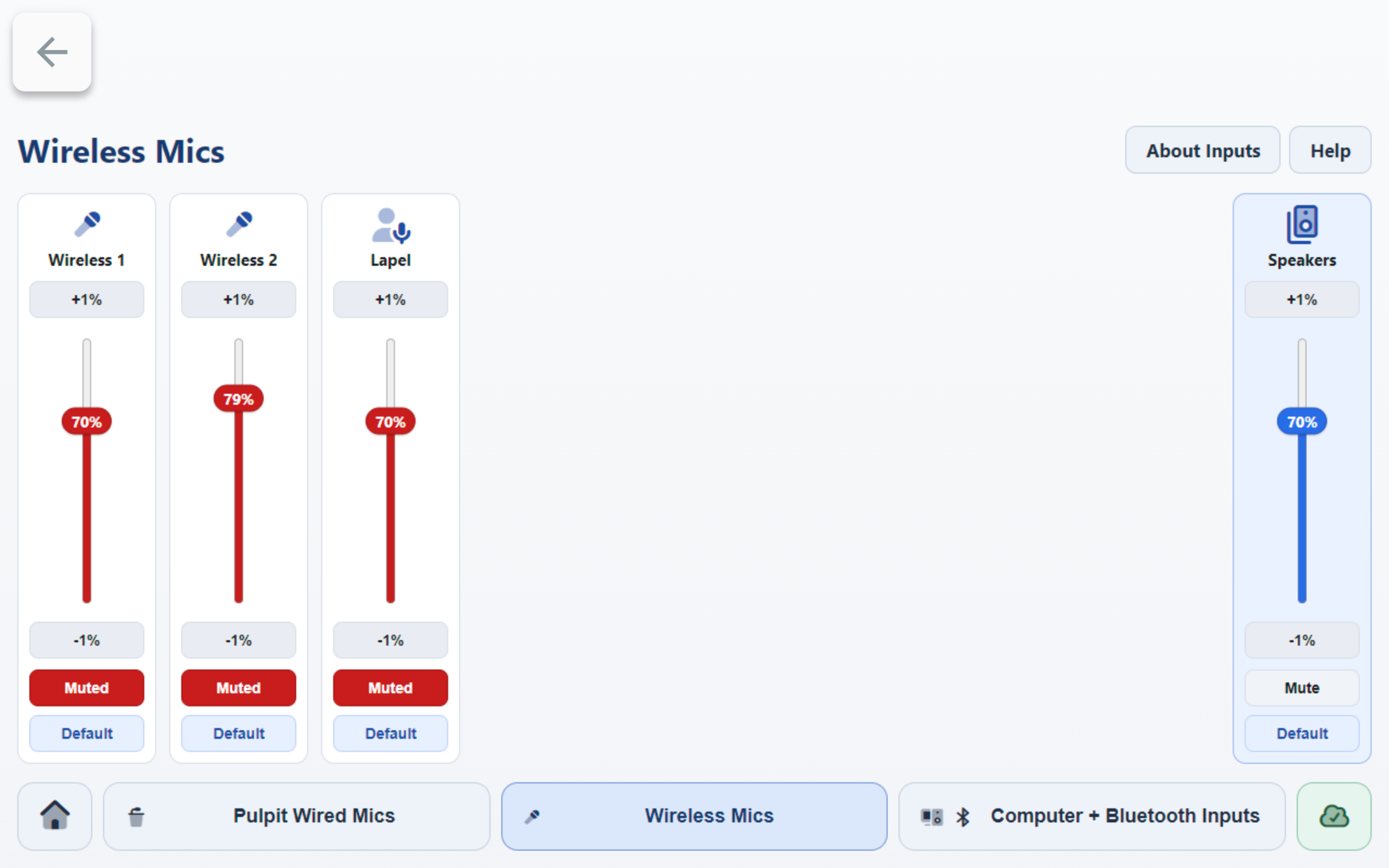 Wireless Preset Controls