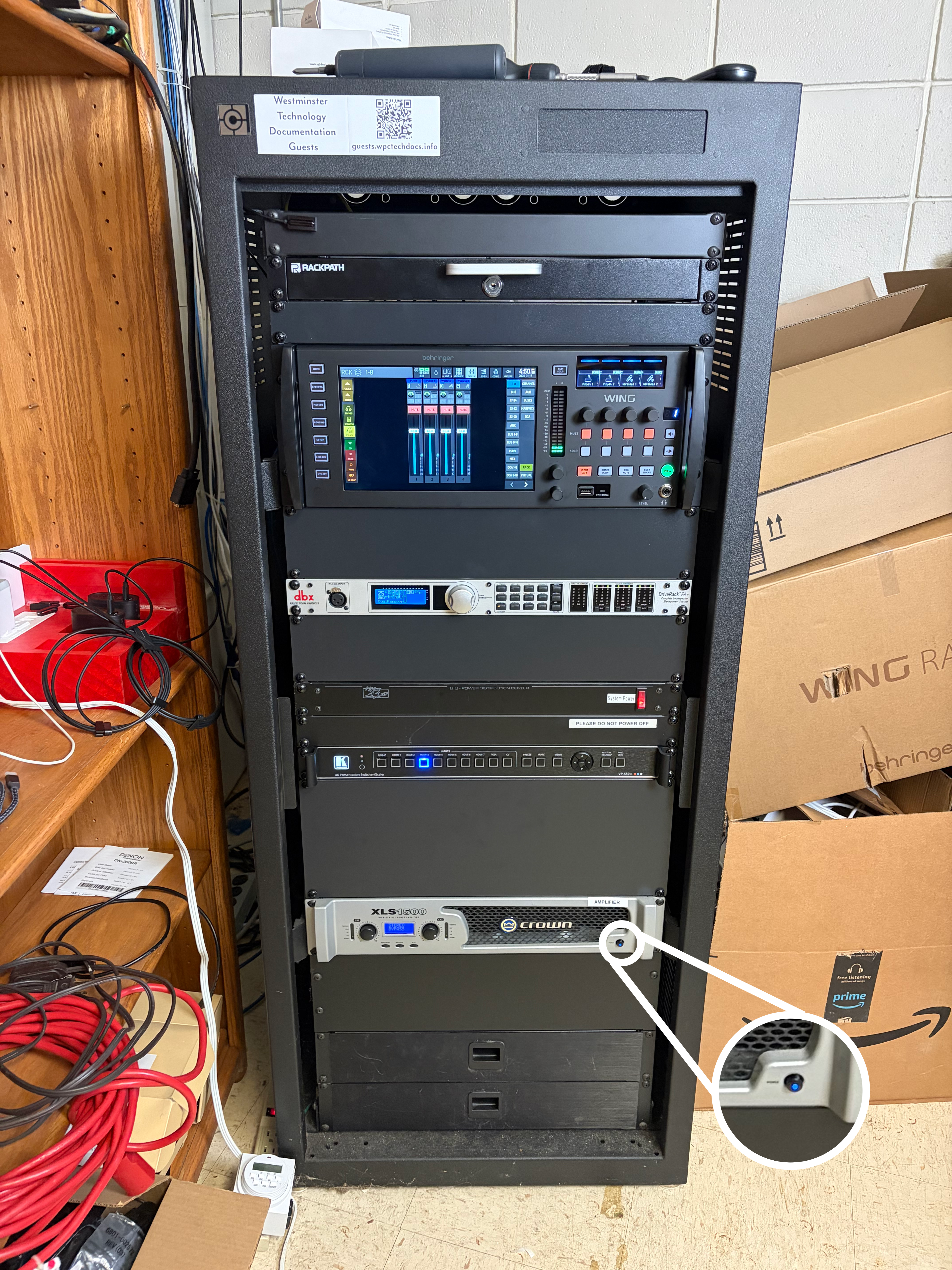 Amplifier Power Button